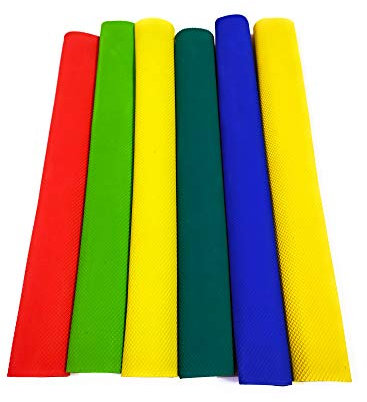 Kalindri Sports Cómodo mango de goma para bate de críquet, paquete de 6 (diamante)