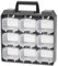 Iris Ohyama, Organizer, Box, Truhe, Mülleimer, Werkzeugkasten, DIY, Schraubenschließfach mit ergonomischen Griffen, 1er-Set, solide, BPA-frei, Garage, Büro, UC-9, Schwarz