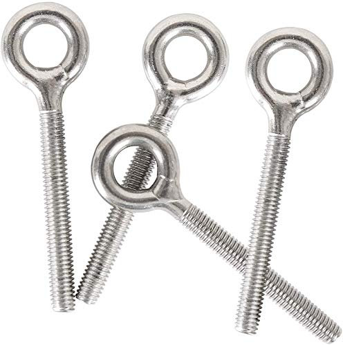 Amycheer M4 Eye Bolt 304 Bulloni ad anello in acciaio inox a vite saldati chiusi vite vite vite vite vite vite occhio bulloni metrica 10PCS