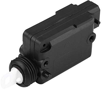 Qiilu Car Central Locking Motor Actuator, 7702127213 2 Pin Central Locking Motor Door Lock Actuator Abs Material for 12v Door Lock Actuator Pa66gf30 Megane Scenic Clio