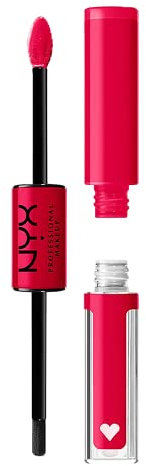 NYX Professional Makeup Shine Loud, Pintalabios permanente con Brillo, Larga duración 16H, 18 On A Mission