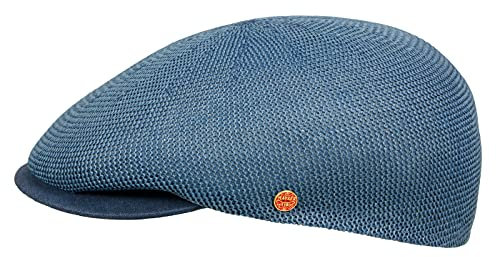 Mayser Carcap Luftige Schiebermütze in Sommerstrick-Qualität - Jeans (5010-5595) - 56,5 cm (56)
