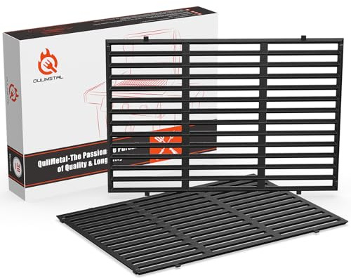 Genesis ii Grill Grates for Weber Genesis II 300 and Genesis II LX 300 Series Grills, Genesis II E&S 310 315 320 325 340, 18.75 Grill Parts for Weber Genesis 2, Weber 66095 66802,66805, Cast Iron