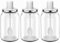 Contenitore per condimenti Contenitore per sale zucchero Contenitore per zucchero Bottiglia per condimenti (bianco 220ml * 3)