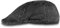 Chilla Cap – Schiebermütze aus 100% Baumwolle im Used-Look | Leichte & atmungsaktive Flatcap mit Stretch-Schweißband | Unisex & vielseitig kombinierbar (DE/NL/SE/PL, Alphanumerisch, S, M, Schwarz)