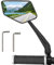 Arkham Fahrradspiegel für Lenker links, Fahrradspiegel Großes HD Sichtfeld, 360° Dreh- & Einklappbar, Rückspiegel Fahrrad Ebike, Durable Bicycle Mirror for Left Handlebar 21-25.4mm