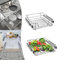 YARDIN 2 Stück Teleskopschublade Küchen Organizer Schrankauszug Küchenschublade, Küchenschrank Regal Einsatz Schlafzimmerschublade Schrankkörbe für Schlafzimmerschränke mit Schienensystem, 50cm