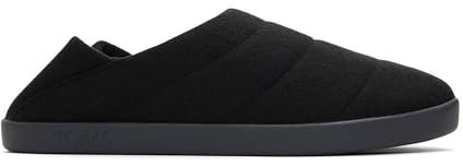 TOMS Herren Ezra Hausschuh, Schwarzes Filzvlies, 46 EU