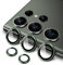 JETech Camera Lens Protector for Samsung Galaxy S23 Ultra 5G 6.8-Inch, 9H Tempered Glass Metal Individual Ring Cover, Easy Installation Tray, HD Clear, 1 Set (Green)