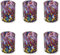 MAZZEGA ART & DESIGN Shot Tequila Glasses in Glass Blown and Hand-Crafted with Murrine Murano I Colori di Murano Model Shot 70 ml Made in Italy (6, Purple)