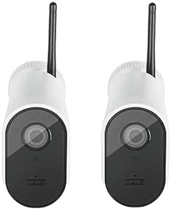 ABUS WLAN Außen-Kamera PPIC44520 - Überwachungskamera mit App, Bewegungserkennung, Objektunterscheidung, Push-Benachrichtigung, Nachtsicht, 8-GB-Speicherkarte, 1080p/Full HD, Masking, Weiß, 2er Set