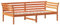 vidaXL Tagesbett, Bett für Schlafzimmer Wohnzimmer, Bettgestell mit Sperrholzlatten, Gästebett Schlafsofa, Wachsbraun 80x200cm Massivholz Kiefer