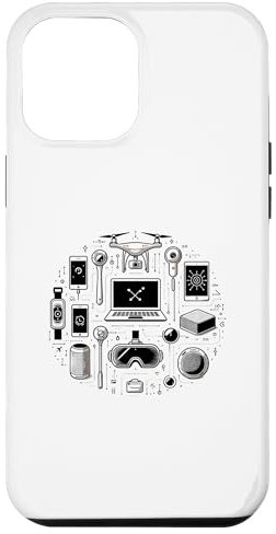 Custodia per iPhone 12 Pro Max Gadget Gli strumenti del gadget tecnologico della tecnologia dell'era moderna