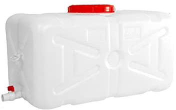 GenSDH Water Tank Rectangular Rainwater Collection Barrel Outdoor Water Tank Portable Water Container Water Storage Container Cube Long Term Car Container Water Contain, 90L