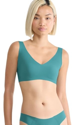 Sloggi Womens Zero Feel Bralette Ex Bra, Quiet Turquoise02, XXL UK