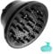 Flintronic Universal Haar Diffusor, Diffusor Föhn Aufsatz, Anpassungsfähig für Schlag Trockner mit Düse 1,7-2,9 Zoll, Faltbar Diffuser Haare für Lockigem, Gewelltes und Natürliches Haar