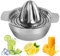 WoRuyKot Zitronenpresse Edelstahl Manuell, Zitruspresse mit Behälter 300ml Stark Robust, Spülmaschinengeeignet, Handheld Zitronenpresse