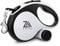 ZAIFI Retractable Dog Lead with Poo Bag Holder, 5m/16ft Extendable Dog Leash with 360° Tangle-Free Design, Anti-Slip Handle and One-Handed Brake, Suitable for Dogs Up to 30Kg/66Lbs