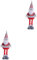 PRETYZOOM 2st Weihnachtselchpuppe Christbaumschmuck Weihnachtszwerge Dekorationen Plüsch Weihnachtsbeinpuppen Weihnachtsdekoration Gnom Weihnachtsschmuck Christbaumkugel Stoff