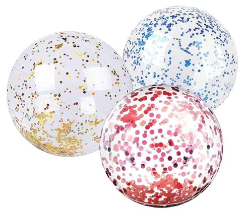 3 Pièces Flash Ballon De Plage,Ballons De Piscine, Ballon D'eau Gonflable,Ballons De Plage Diamètre 40 Cm Pour Les Vacances, La Piscine, Les Fêtes