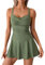 Maillots Deux Pièces Femme à Protection Solaire Maillot De Bain 2 Pieces Push Up Rembourré Soldes Maillot De Bain Deux Pièces Fendu De Style Jupe De Couleur Unie à La Mode Swimsuit Chic Et Élégant