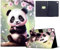 Mldjomid Funda para Samsung Galaxy Tab A 10.1 Pulgadas (SM-T510/T515) 2019 PU Flip Protectora Carcasa con Función de Soporte para Samsung Galaxy Tab A 10.1 2019 Funda Cover, Sakura Panda