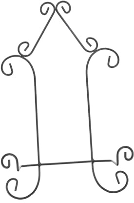 EPIGEIST Iron Wall Display Rack Metal Support 41x25.5cm Butterfly Antenna Design Iron Art Wall Hanger for Artwork Organizer in Home or Gallery