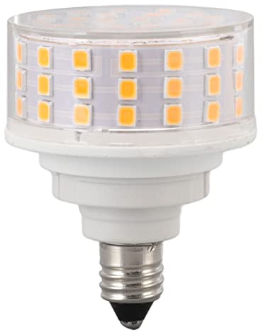 YUKOFE Lampada a LED E11 ABS 10W 1000LM Lampada a mais senza sfarfallio per lampada da tavolo da soffitto (Warm Lighting)