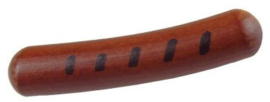 Erzi Bratwurst aus Holz