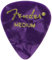 Fender Plettri 351 Shape Premium (confezione da 12) per chitarra elettrica, chitarra acustica, mandolino e basso, colore viola medio