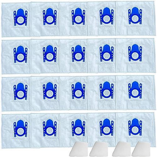 20 Premium Staubsaugerbeutel kompatibel für Siemens VS 52A21 Super XS dino e eletronic