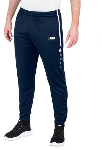 JAKO - Pantalon D'Entraînement Actif, Mixte Enfant, Marine/Blanc, 152