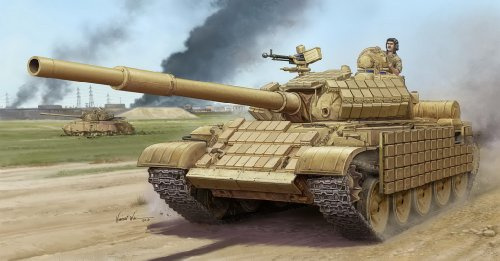 Trumpeter 01549-1/35 T-62 Era Modell 1972 (Iraqi Regular Army) Modellbausatz