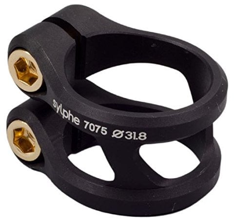 Ethic DTC Sylphe Alu Light Double Stunt-Scooter Clamp 31,8 / Schwarz