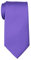 Retreez Corbata de microfibra de color liso sólido para hombres Morado