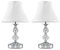 MiniSun | Modern Black Metal Basket Cage Bed Side Table Lamps with Black Fabric Shades | Table Lamps, Home Décor & Improvement Essential | Set of 2