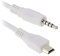 F58 Câble adaptateur USB Mini mâle vers jack 3,5 mm – 5 broches Mini USB vers prise jack 3,5 mm 4 broches Longueur 30 cm