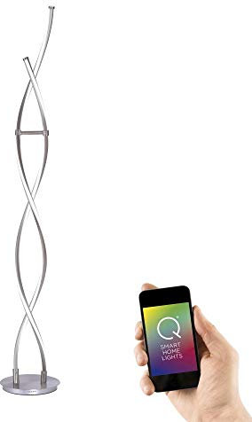 Paul Neuhaus Q-MALINA Smart Home LED-Leuchtenserie, CCT Lampen Lichtsteuerung warmweiß - neutralweiß, kompatibel mit Amazon Alexa (Echo Plus)