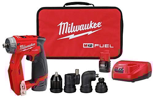 Milwaukee 2505-22 M12 Kit Trapano/Driver per installazione carburante, rosso