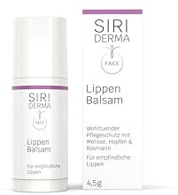 SIRIDERMA Lippenbalsam | Feuchtigkeitsspendende Lippenpflege für trockene Lippen | Antibakteriell | Mit der Kraft von 10 pflanzlichen Ölen (4,5 g)