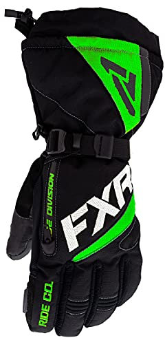 FXR Herren Fuel Handschuh (Schwarz/Limette, Größe M)