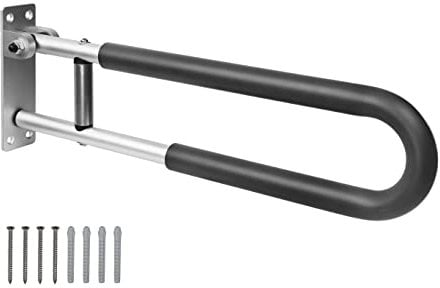 PEPE Mobility Barra Abatible Acolchada 58 cm (x1 ud), Agarraderas Baño para Mayores, Asidero Baños, Asa Seguridad WC