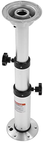 Verstellbares Tischbein, Abnehmbares Tischbein, 430–745 Mm, Höhenverstellbar, 3 Abschnitte, Aluminiumlegierung für Wohnmobil, Wohnwagen, Wohnmobil, Abnehmbares Tischbein