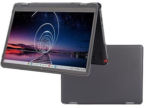 mCover Hard Shell Case ONLY Compatible for 2023~2024 12.2 Lenovo 500E Yoga Chromebook Gen 4 Gen4 2-in-1 Laptop (NOT Fitting Any Other Lenovo Models)- Black