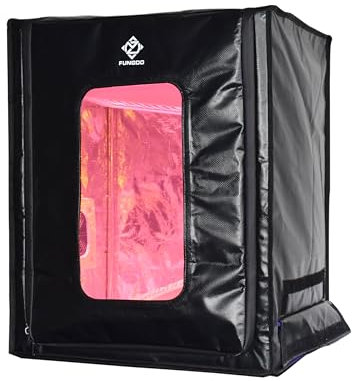 FUNGDO DIY Enclosure with Cooling Fan for DIY Shoe Icing Box Make Yellow/Oxidized Soles Icey/White Again or Making DIY 3D Printer Curing Enclosure Curing Station (Without Lamp)