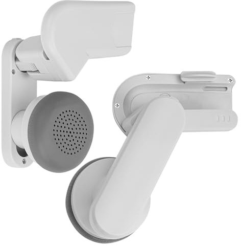 Geekria Ear Protector Enhanced Sound Compatible with Meta Q3, VR Headset Sound Collector, Comfort On-Ear Earflap, Headphone Extension Gaming Accessories (White, 1 Pair)