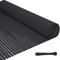 Eulenke Canisse en PVC Brise Vue 120 x 300 cm, Trois Renforts nervurés, clôture d'intimité avec Serre-câbles, Lattes intérieures renforcées, Brise-Vue pour Balcon, clôture, Jardin, Anthracite