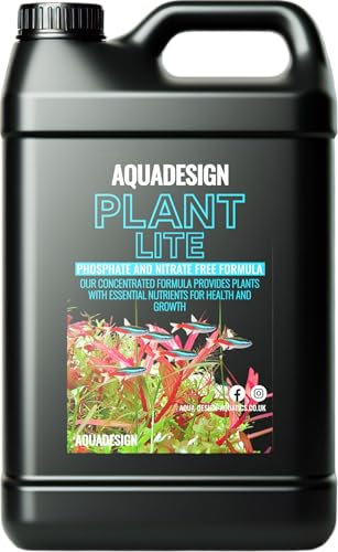 AquaDesign PLANT LITE 5000ML Aquarium Plant (Nitrate & Phosphate Free) Liquid Fertiliser