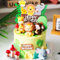 JeVenis Safari Jungle Baby Shower Cake Decoration Safari Animals Cake Decoration Wild One Cake Decoration Two Wild Cake Topper Giraffe Monkey Cake Topper