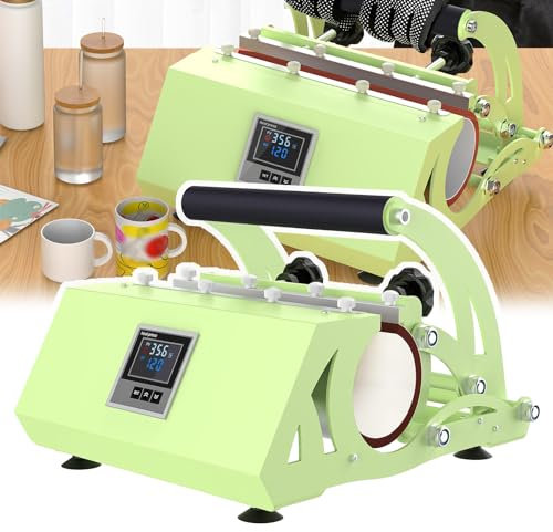 WhAeoy Tumbler Heat Press Machine(30oz),mug Heat Press,Temperature Adjustment+Time Setting,heating Attachment+stable Structure,Universal 16oz 20oz 30oz Tumbler Press,A